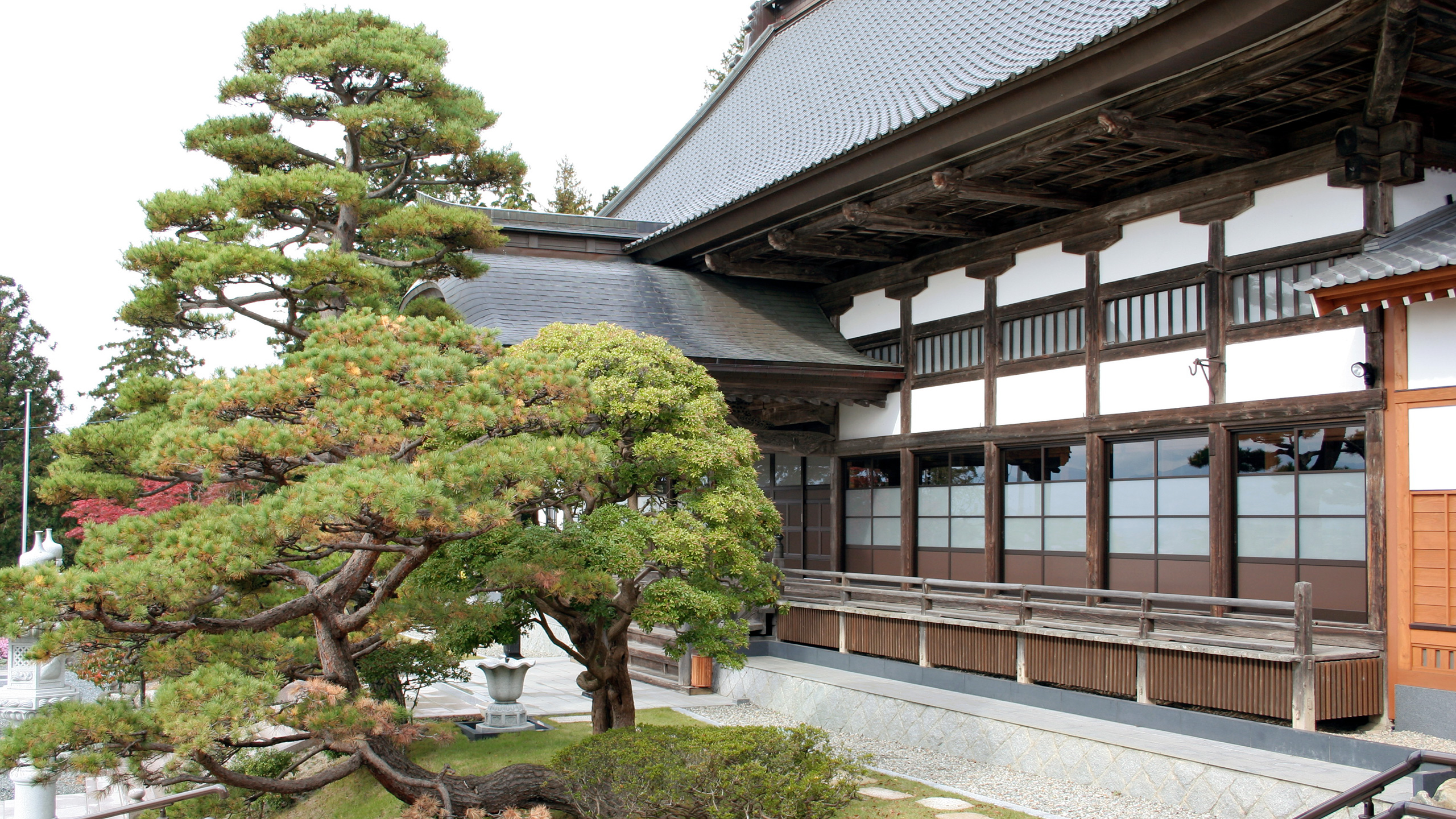 境内の風景